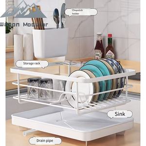<span class=keywords><strong>Égouttoir</strong></span> à vaisselle en acier inoxydable robuste Wayon avec porte-couverts, modèle approuvé ISO9001 DR-110-ELITE - Product Image 3