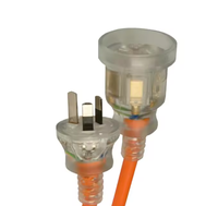Câble d'extension flexible 25 m 15 A avec prise AU, robuste, pour extérieur, cordon d'alimentation australien, OEM ODM