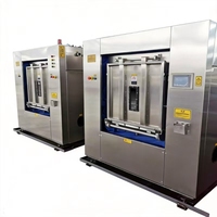 Laveuse-essoreuse industrielle compacte 30 kg à bon prix / Machine à laver à barrière sanitaire pour projets de blanchisserie médicale