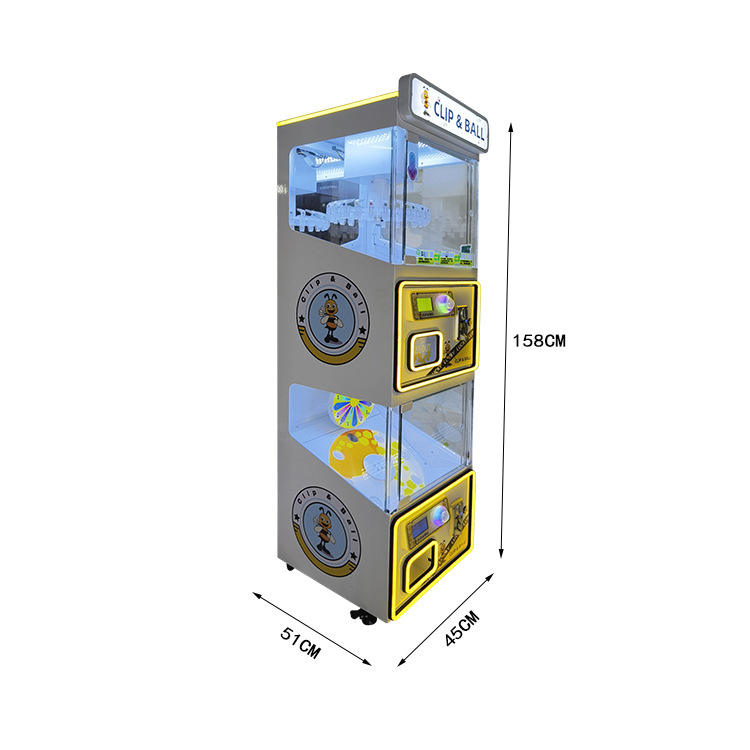 Bead clip (upper clip + lower turntable gameplay)