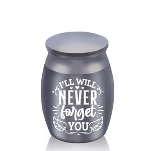 Ali d'angelo vaso commemorativo urne per cremazione per animali domestici porta ceneri umane Mini urna funeraria ricordo-non ti scordar mai - Product Image 5