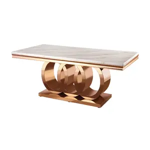 Mesa de comedor de mármol rectangular pequeña para el hogar mesa de cocina de comedor juego de mesa y silla de comedor para el hogar a la venta