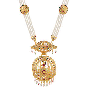 Ensemble de bijoux d'imitation à la mode avec collier et boucles d'oreilles de créateur pour les occasions spéciales de vente chaude - Product Image 6