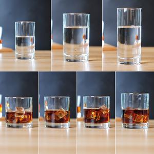 卸売8オンスウイスキー飲用ガラスカップロックグラス - Product Image 4