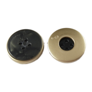 Chất Lượng Cao Mrt 4-Lỗ Nhựa Nhựa Vòng Phẳng Ưa Thích Nút Cho Phụ Nữ Của Áo Khoác Thiết Kế Mới Mạ Kỹ Thuật Làm Sạch Khô - Product Image 6