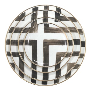 Navidad regalo exquisito China de hueso placa boda placas de cerámica conjunto para <span class=keywords><strong>restaurantes</strong></span>, uso - Product Image 1