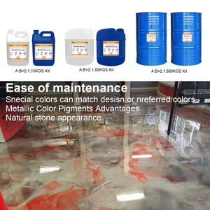 MTBJZJ 	 Rivestimento Epossidico per Pavimenti a Basso VOC, Trasparente e Senza Solventi, per Pavimenti Artistici e Decorativi - Product Image 5