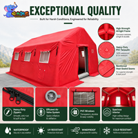 Carpa Inflable de PVC Comercial para Exteriores, Refugio Médico de Emergencia, Impermeable, de Instalación Rápida, Carpa de Rescate, Fábrica OEM ODM