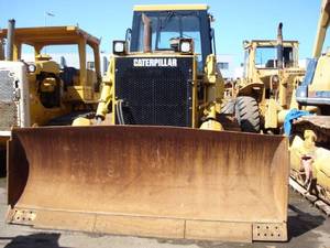 Bulldozer sur chenilles D7G d'occasion, origine japonaise, moment de charge élevé, capacité de bêchage de 4 m, garantie de 6 mois, prix bas, Shanghai - Product Image 3
