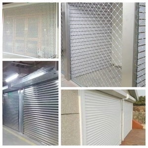 Persiana Enrollable Automática Moderna <span class=keywords><strong>de</strong></span> Acero Decorativo, Impermeable, Resistente a Huracanes y Tormentas, para Garajes, Lavaderos <span class=keywords><strong>de</strong></span> Autos, Tiendas 4S, Aleación <span class=keywords><strong>de</strong></span> Aluminio - Product Image 2