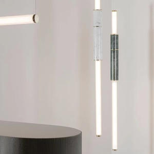 Lámpara Colgante de Hierro de Estilo Nórdico Minimalista, Altura Ajustable, Lujo Discreto, para Comedor, Dormitorio, Bar - Product Image 2