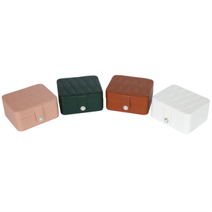 Double-layer Multifunctional Jewelry Box Wholesale square Box for Necklace Bracelet <strong>Ear</strong> Studs <strong>Rings</strong> <strong>Storage</strong> - Product Image 6