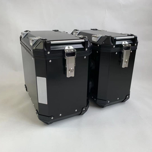 Bauletti Laterali da <span class=keywords><strong>Moto</strong></span> in Alluminio Nero Borse Laterali 43L 36L 40L per Multistrada MTS950 MTS1200 - Product Image 1