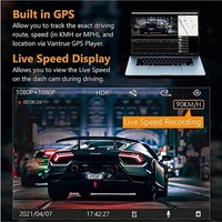 Caméra embarquée double avant et intérieure pour TOYOTA, enregistreur de conduite intérieur avant, Wifi GPS, moniteur de stationnement, caméra embarquée pour camion et taxi 4K