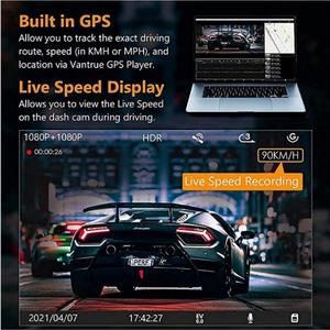 Caméra embarquée double avant et intérieure pour TOYOTA, enregistreur de conduite intérieur avant, Wifi GPS, moniteur de stationnement, caméra embarquée pour camion et <span class=keywords><strong>taxi</strong></span> 4K - Product Image 4