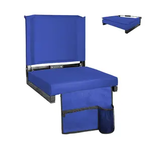 Chaise de stade pliable Portable, sac à dos, coussin de sièges de stade