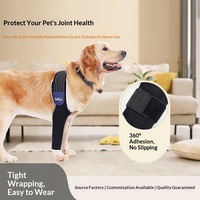 Protège-genoux anti-rayures et anti-léchage pour pattes avant de chien - Mélange de polyester