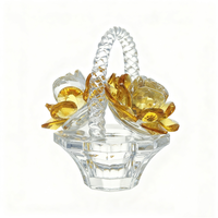 Modèle de cristal 3D en forme de rose rouge en cristal HBL, gravure pour les amoureux, pour le salon, cadeaux de la Saint-Valentin, cadeaux de mariage