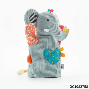 Marioneta de Mano de Elefante de Dibujos Animados, Juguete de Peluche al por Mayor para Niños Pequeños, Juego de Roles con Sonido de Campana, Juegos Divertidos para la Familia - Product Image 4