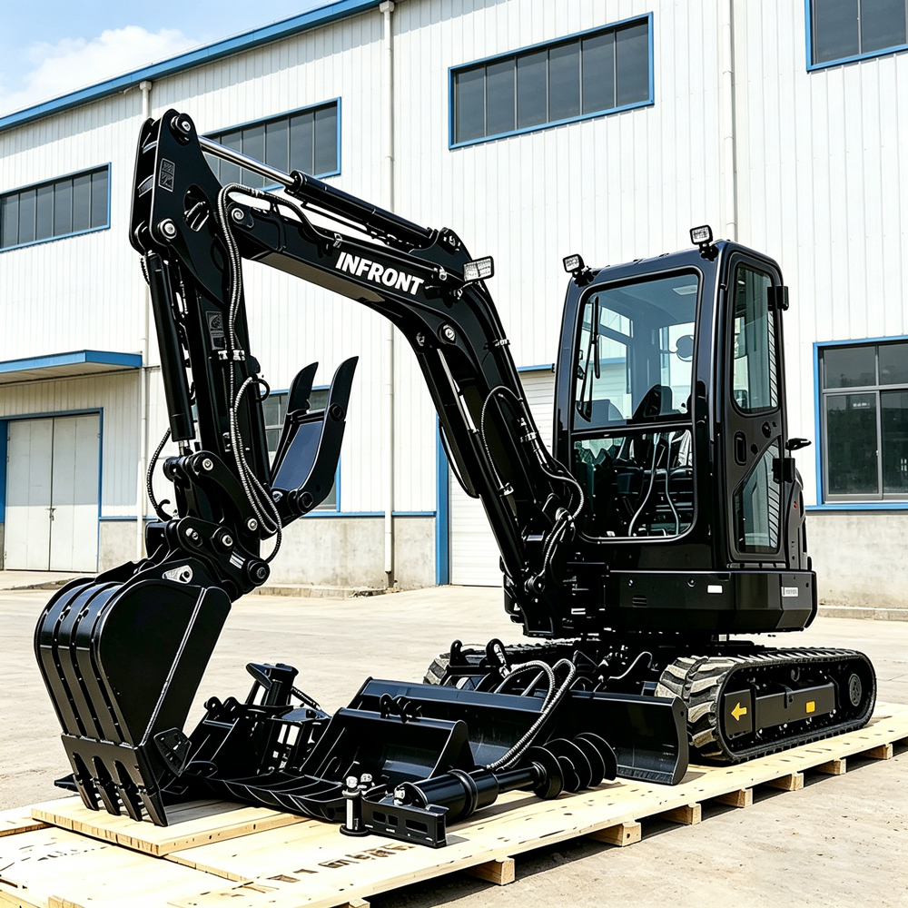 FREE SHIPPING CE EURO 5 EPA Multifunction Kubota Excavadora Mini Excavators 3.5 Ton 2 Ton 1 Ton Crawler Digger Small Excavator