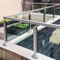 OEM/ODM Barre plate en acier inoxydable SS201/304/316 pour balustrade extérieure en verre, résistante à la rouille, pour villa, jardin, escalier