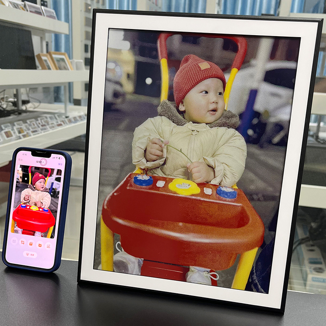13.3" E Ink Display Low Power Electronic Photo Frame Image For Home Art Gallery Commercial Use Smart Digital Picture Frame