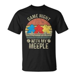 Camiseta My Meeple para Jugadores de Juegos de Mesa con Logotipo Personalizado, Hecha de Madera, Papel y Cartón con Acabado Mate - Product Image 1