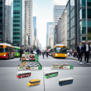 Autobús Urbano de Aleación a Escala 1/60, Modelo de Colección 55028-2, para Niños de 7 a 12 Años, Unisex, Producto Terminado con Empaque Original - Product Image 2