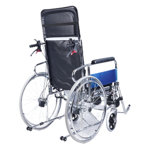 Silla de ruedas plegable manual de servicio pesado con elevador de piernas con inodoro y reposacabezas Quads Movilidad senior para tetrapléjicos - Product Image 1