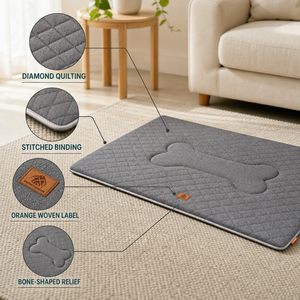 Alfombra Acolchada Gruesa y Lavable para Perros y Gatos, Diferentes Estilos, Venta Caliente, Alfombra Rectangular Resistente para Mascotas, Tamaño Extra Grande - Product Image 1