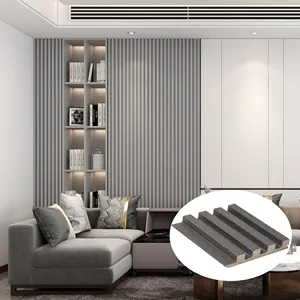 豪华系列风格wpc墙板槽板工厂环保3D设计室内装饰