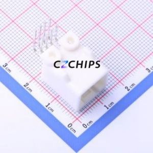 K137635WR-2x04-PTSNW Automotive Connector Bent Lead Through Hole Connector 8P 2.2mm 2 Right Angle Insert - Product Image 1