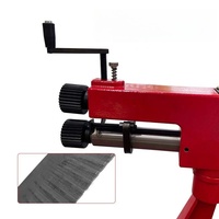 Machine de formage rotative manuelle RM08 22Ga, outil de roulage à la main pour plaques d'acier doux, avec 6 jeux de matrices et composants de base à engrenages