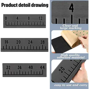 Foam Fish Ruler With Adhesive Backing EVA Fish Ruler For Boat Accessories Marine Fishing Measuring Board Tool