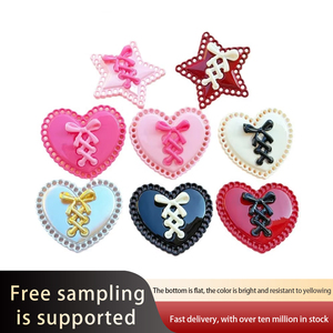 Lolita Hearts Flatback Charms DIY Cabochon Cartoon for Valentine's Day Gifts Christmas decorartesanías - Product Image 1
