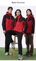 Veste d'hiver unisexe 3 en 1 imperméable et coupe-vent à capuche OEM ODM pour l'alpinisme, les voyages, les trajets quotidiens et le quotidien