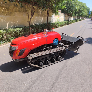 <b>Cultivator</b> Track Remote Control Diesel Engine Multifunctional Orchard Management Machine Red - Product Image 1