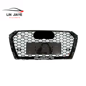 Grille de pare-chocs avant de haute qualité pour <span class=keywords><strong>Audi</strong></span> A4 2017-2019 modifiée en grille <span class=keywords><strong>RS4</strong></span>, maille nid d'abeille, matériau ABS, grille <span class=keywords><strong>RS4</strong></span> - Product Image 3