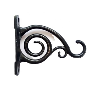 Decorative <strong>Garden</strong> Hanging Plant <strong>Hook</strong> up Blend Heavy Duty Outdoors Exceptionally Solid Wrought Iron Basket Premium Quality - Product Image 2