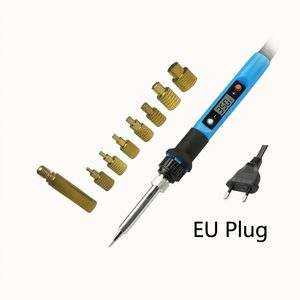Kit d'outils professionnels pour insertion de goujons thermiques M2-M8, inserteur de goujons en laiton pour impression 3D, chauffage rapide, station de soudage universelle 936 - Product Image 1