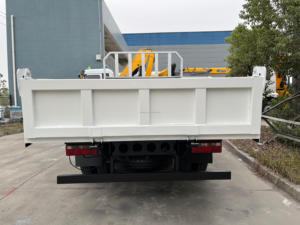 Camion léger FAW 4x2 avec grue à bras articulé pliable, petit camion de livraison de marchandises à plateau basculant - Product Image 5