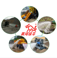 Pompes à eau diesel d'irrigation agricole entraînées par moteur diesel de pompes à eau diesel de puissance élevée asséchant