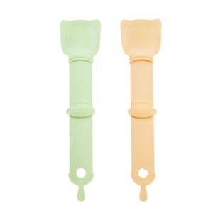 Cuillère à friandises pour chat, forme arrondie, matériau de qualité alimentaire, outil d'alimentation pour animaux de compagnie - Product Image 4