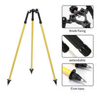 Trépied télescopique en aluminium Ruide Prism Pole pour instruments de mesure GNSS RTK et stations totales, kits de mesure AI