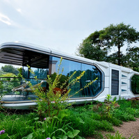 Maison-conteneur capsule spatiale haut de gamme personnalisée, micro-maison compacte, hôtel, bureau avec artisanat modulaire haut de gamme 11,5*3,4*3,25m