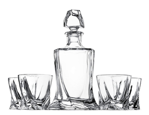 Juego de decantador de whisky trenzado de estilo europeo, superventas, Amazon, con paquete personalizado, 5 uds., 2021 - Product Image 4