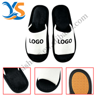 Claquettes personnalisées en gros avec logo, surface en coton, claquettes en coton personnalisées avec logo, claquettes personnalisées à bout ouvert