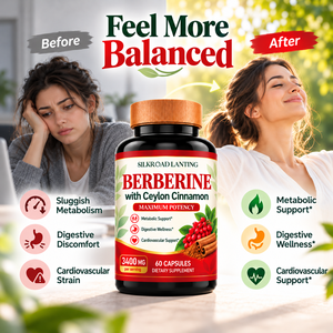 Cápsulas de Berberina con Canela Personalizadas OEM, Alta Potencia, Apoyo al Metabolismo y Equilibrio Hormonal en Mujeres, a Base de Hierbas - Product Image 4