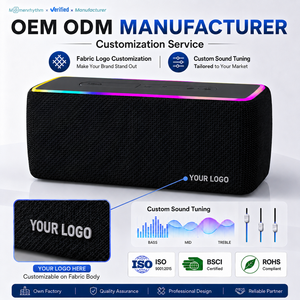 Meilleures ventes : Enceinte Stéréo Sans Fil 12W avec LED, Bluetooth 5.3, <span class=keywords><strong>Radio</strong></span> FM, Subwoofers Multifonctionnels pour Extérieur, Son Clair, Utilisation Théâtrale, DC AUX DJ - Product Image 1