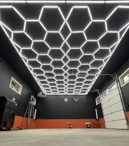 led garage light for workshop lighting rgb hexagonal led light for shop